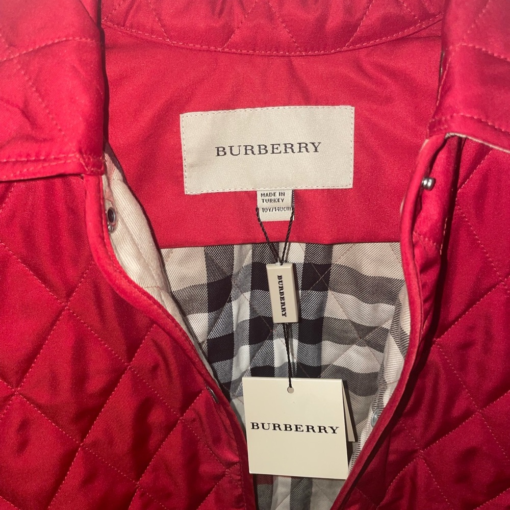 New Authentic Girls Burberry Coat